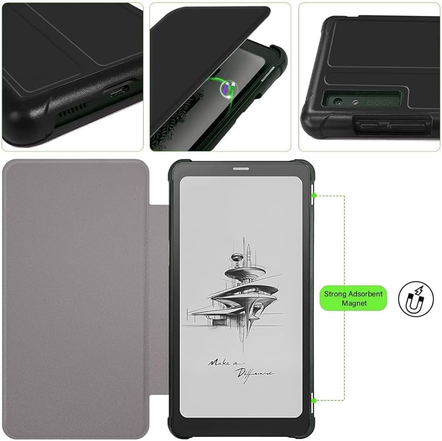 Boox Palma 6インチ Moft マグネットリング 携帯用ケース付 Boox Palma 6インチ Moft マグネットリング 携帯用ケース付